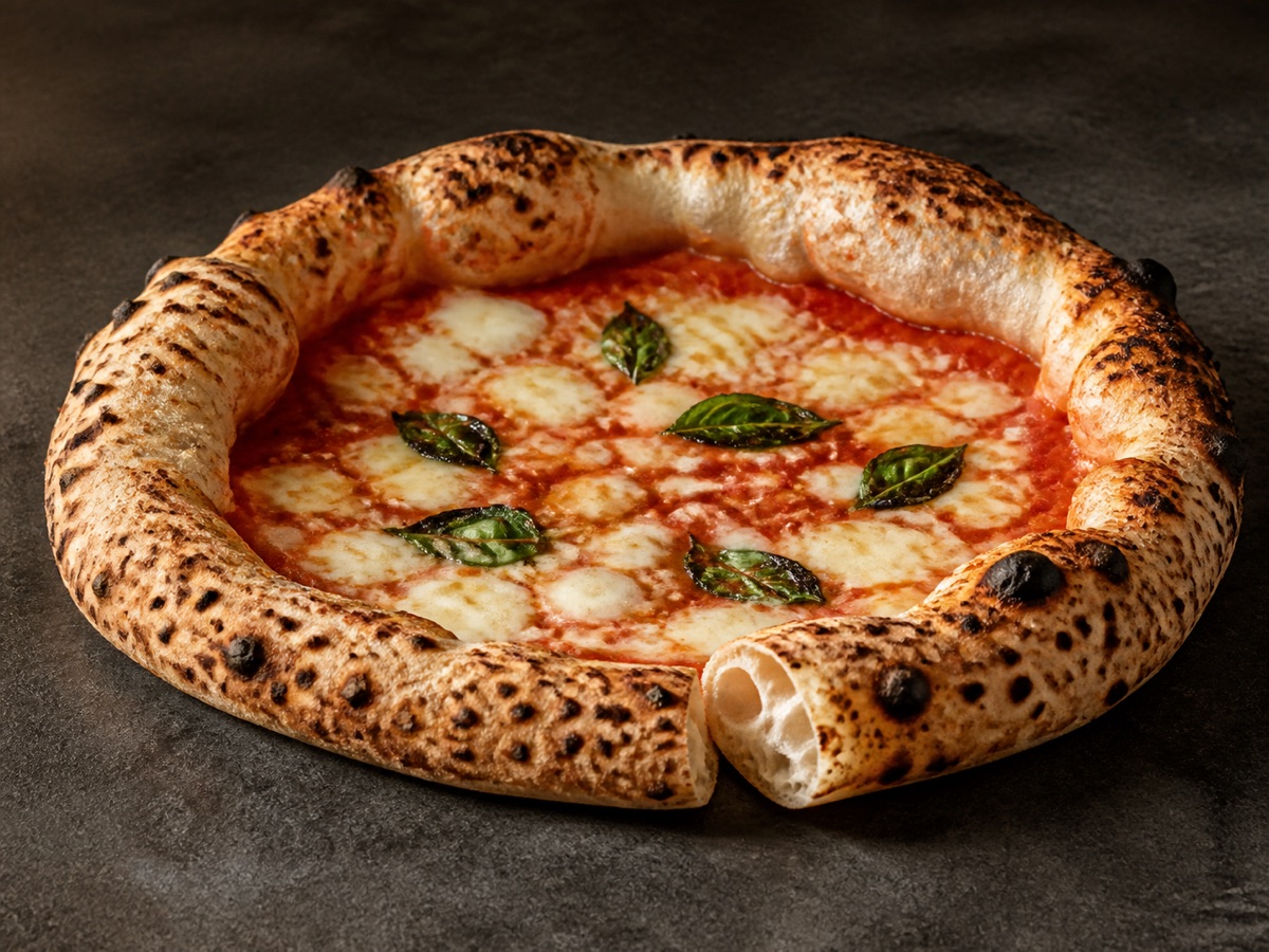 Napolitaine contemporaine, exemple fidèle au format de cette pâte