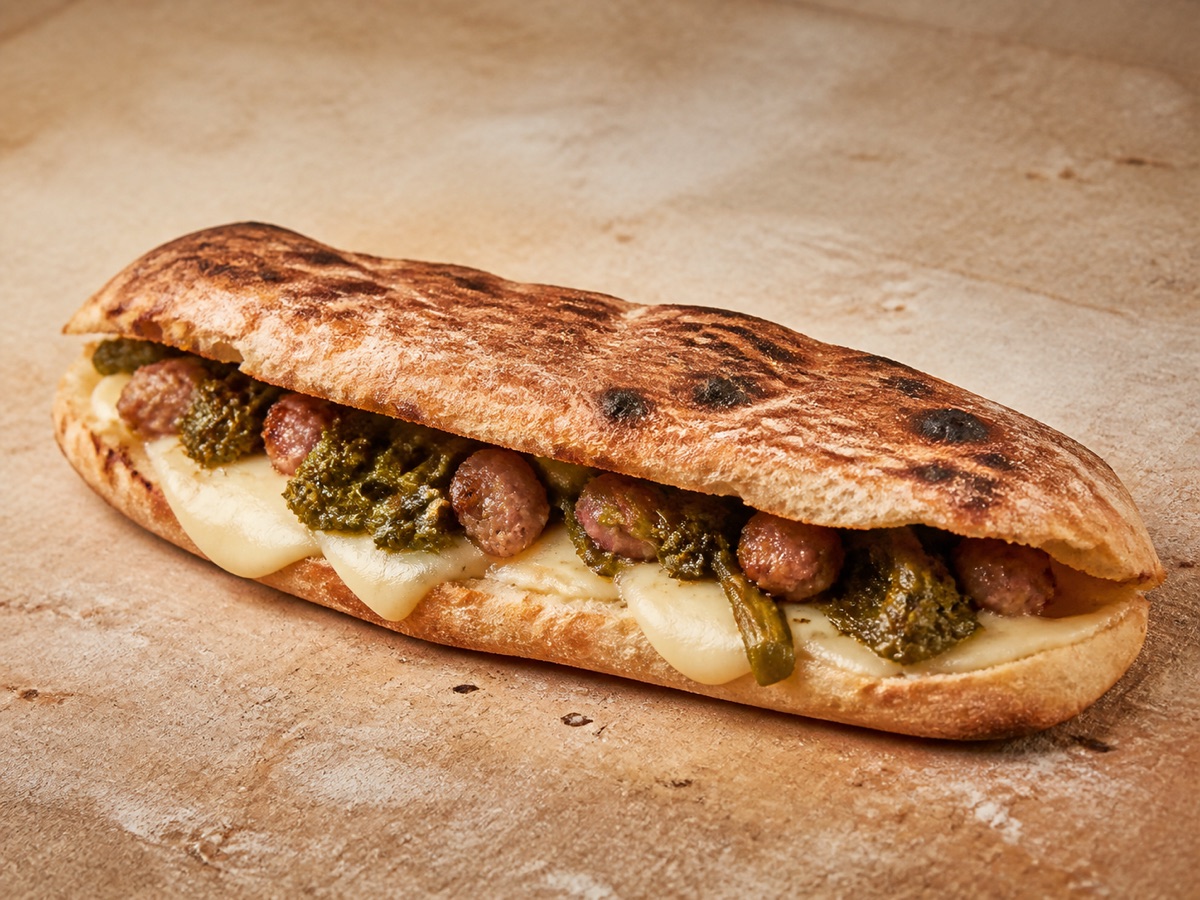 Panuozzo, exemple fidèle au format de cette pâte